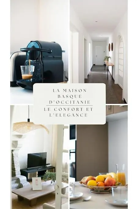 Le 17M - Maison Basque D'Occitanie Clim Jardin Parking Castelginest 0*,  Frankrijk